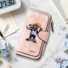 Trendy Bear Print Long Wallet Casual Multi Slot Card Holder Daily Carry Fashion Purse