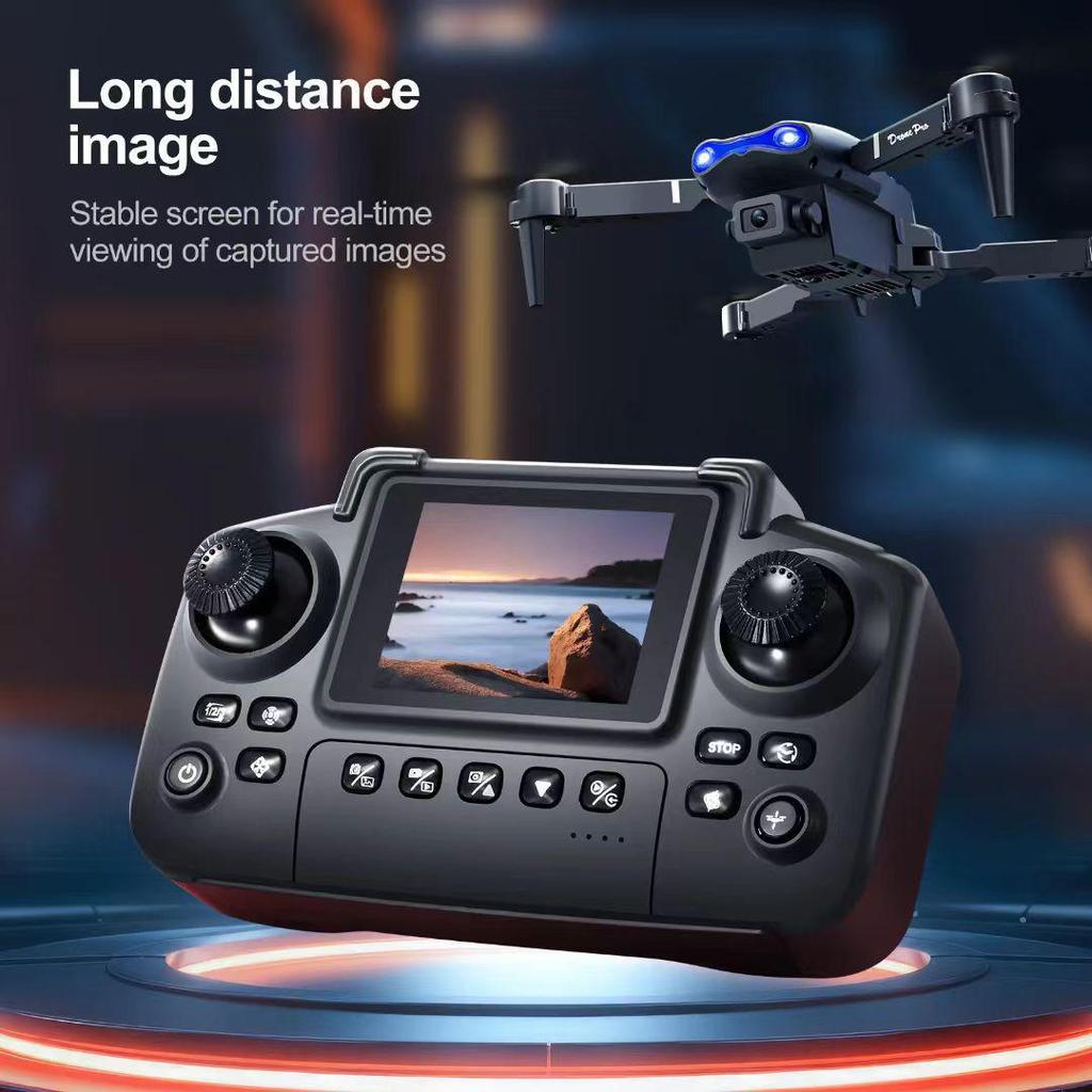 E99 K3pro Foldable Drone with HD Dual Camera and Remote Control Screen
