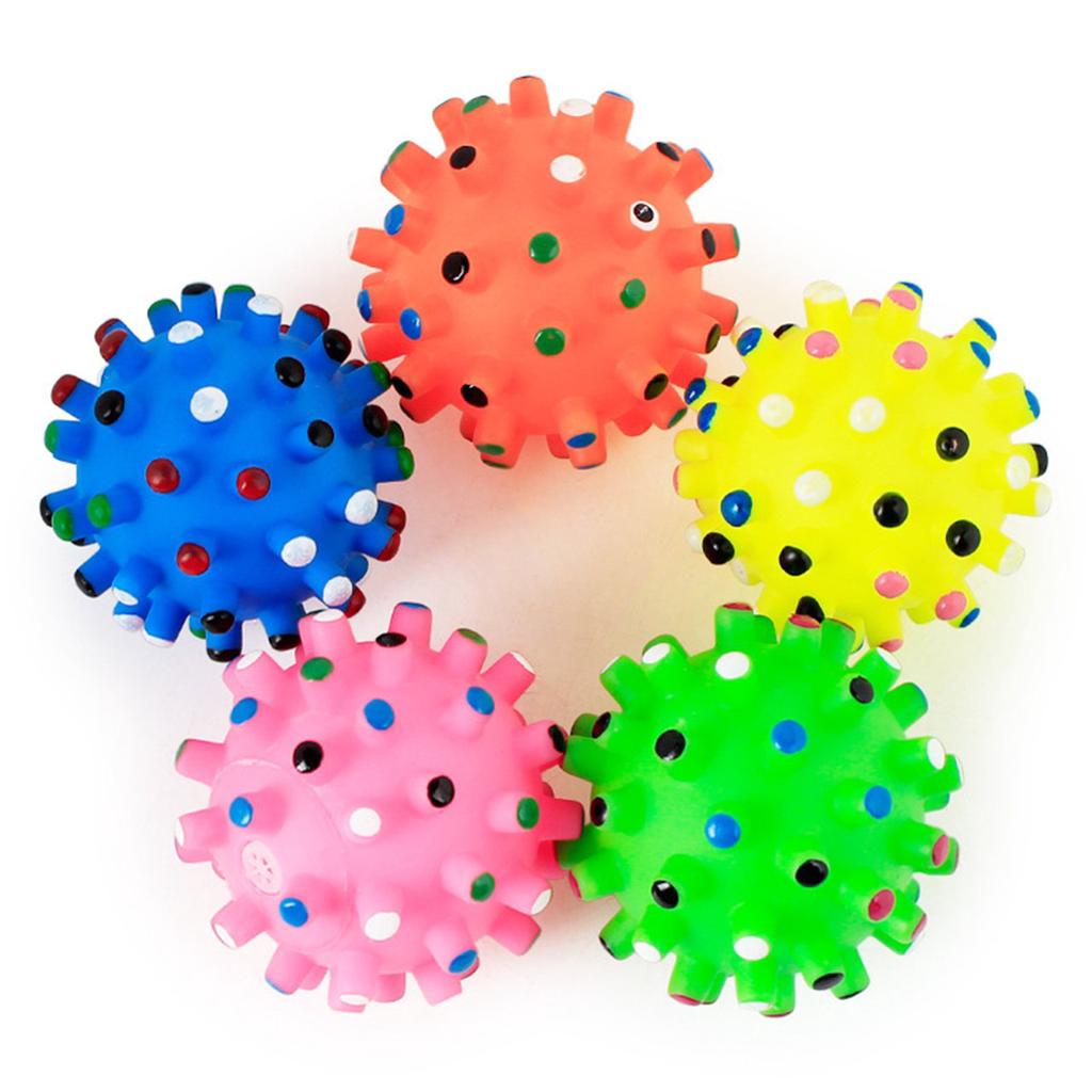 spiky dog ball