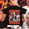Rapper Eminem Print T-Shirt Herren Damen T-Shirt Trend Hip Hop Rock Übergroßes Kurzarm-Tee Sommer Baumwoll-T-Shirts Kleidung Oberteile