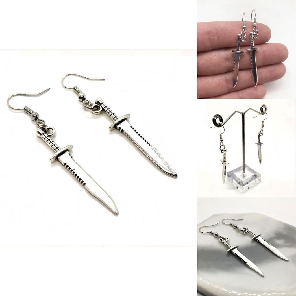Trendy Geometric Sword-shaped Earrings For Women Alloy Fashion Jewelry 2021