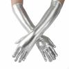 Sexy Patent Leather Gloves, Long Shiny Party Cosplay Accessory for Women