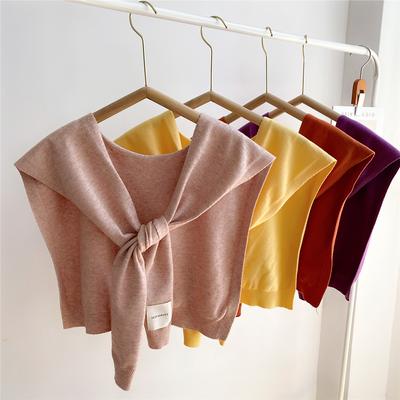 New Shoulder Scarf Shawl Women'S Fake Collar Shoulder Protection Scarf Air-Conditioned Room Camisole Decoration Paired With Neck Protection Knot