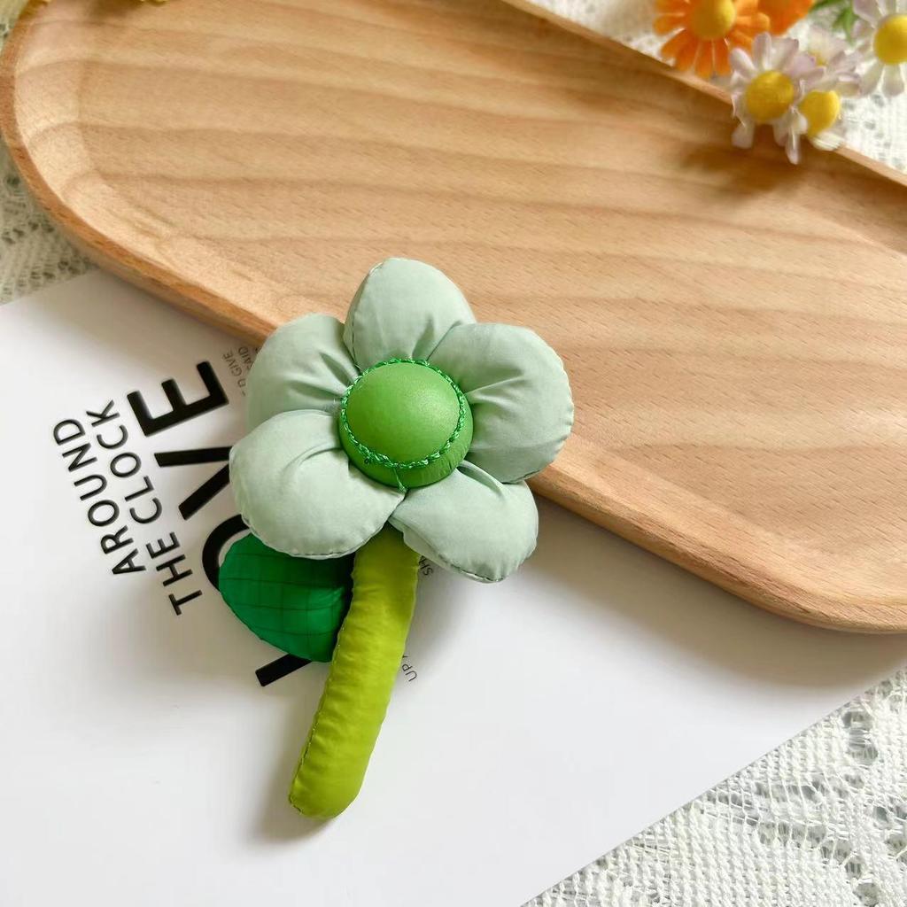 Summer Pastoral Fabric Flower Accessories: Shoes, Socks, Hair Clips, DIY Bag & Clothing