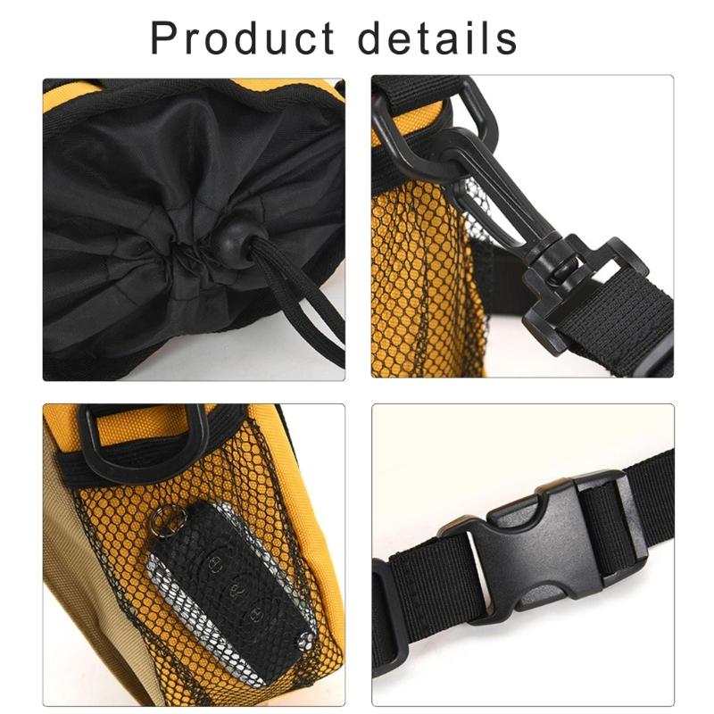 Dog Training Bag Adjustable Pet Treat Pouch Outdoor Walking Bag Pet Supplies Treat Waist Bag Pet Outdoor Treats Bag