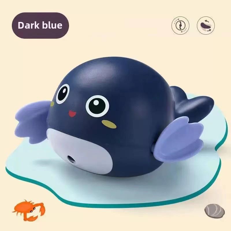 Wind-Up Baby Bath Toy Set: Duck, Dolphin, & Turtle