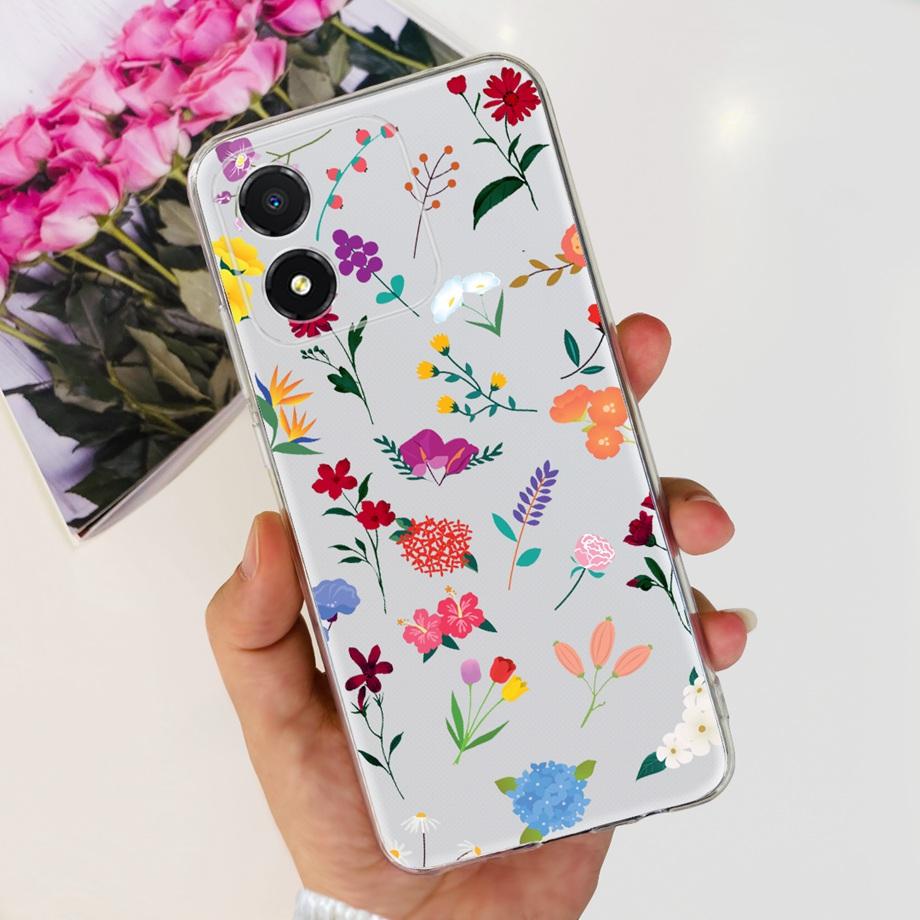 For Honor X5 Plus Case Fashion Colorful Girly Cover Case For HonorX5 Plus Soft Silicone Fundas Phone Case For Honor X5Plus Coque