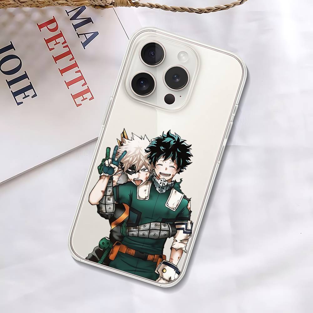 Phone Case Amine M-My Hero Academias For Samsung S26 S25 S24 S23 S22 S21 S20 FE Note20Plus Ultra Edge 5G Clear Soft TPU Cover