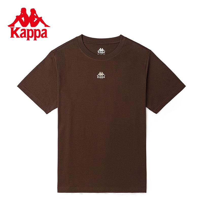 Kappa Retro Short Sleeve New Men's Pattern Printed T-shirt Pure Cotton Round Neck Half Sleeve Summer