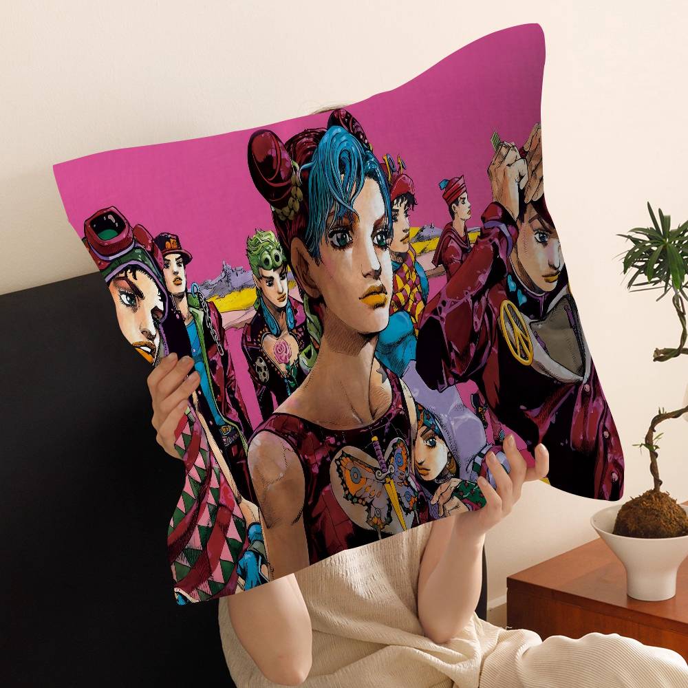 Jojo B-bizarre A-adventure Pillow Cover Design cushion Cover decor Holiday Decorati
