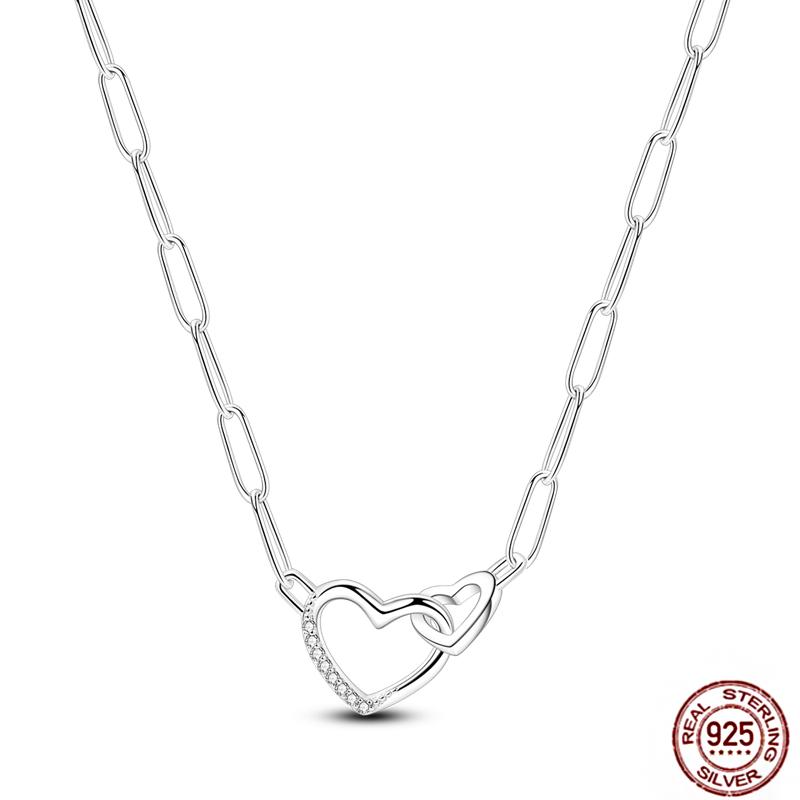 Copper Pendant Necklace Pink Heart Star Moon Firefly Plant Charm Basic Chain Necklaces Original Festival Jewelry For Women G