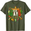 Cinco De Mayo Sombrero Cactus Graphic Tee Breathable Casual Cotton TShirt for Men and Women