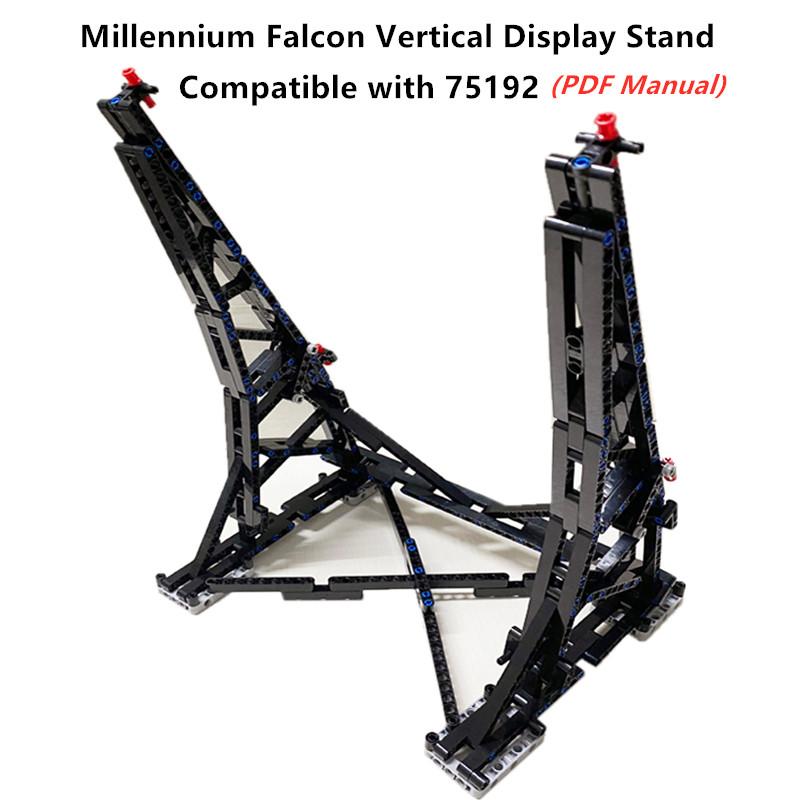 

Вертикальна підставка для Ultimate Millennium 75192 Falcon Сумісна з 05132 Star Toys Аксесуари для Зоряних Війн Колекційна чорний