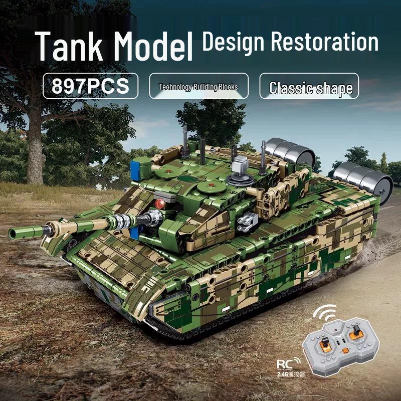 

Модель спортивного автомобиля с дистанционным управлением Leibao 2.4G — совместима с Lego, конструктор танков, подарок для студентов.