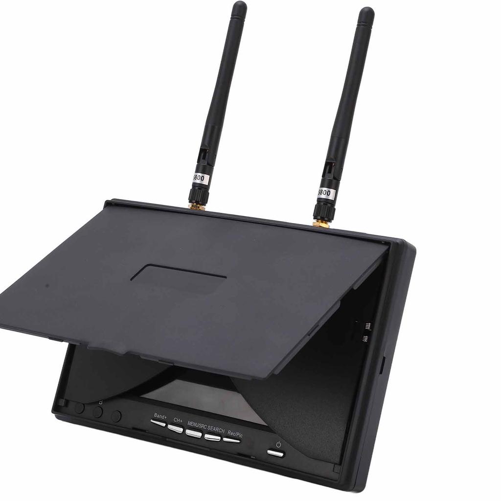 5.8GHz 40Channels 7Inch LCD Screen Receiver Monitor For FPV Drone Quadcopter