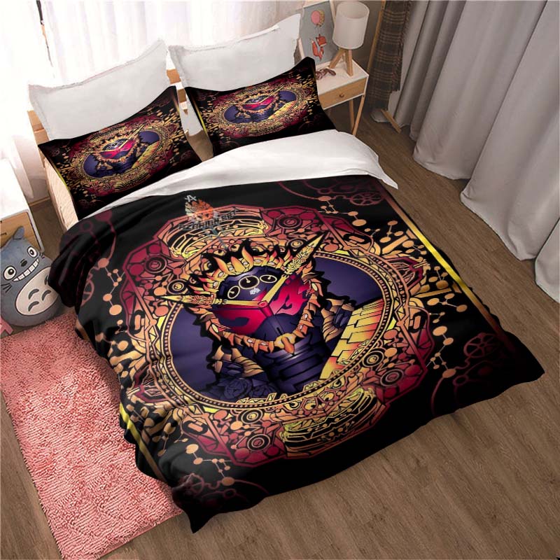 

duvet cover, Masked Rider print 3-piece bedding set, pillowcase set, luxury gift for children and adult 135x200cm