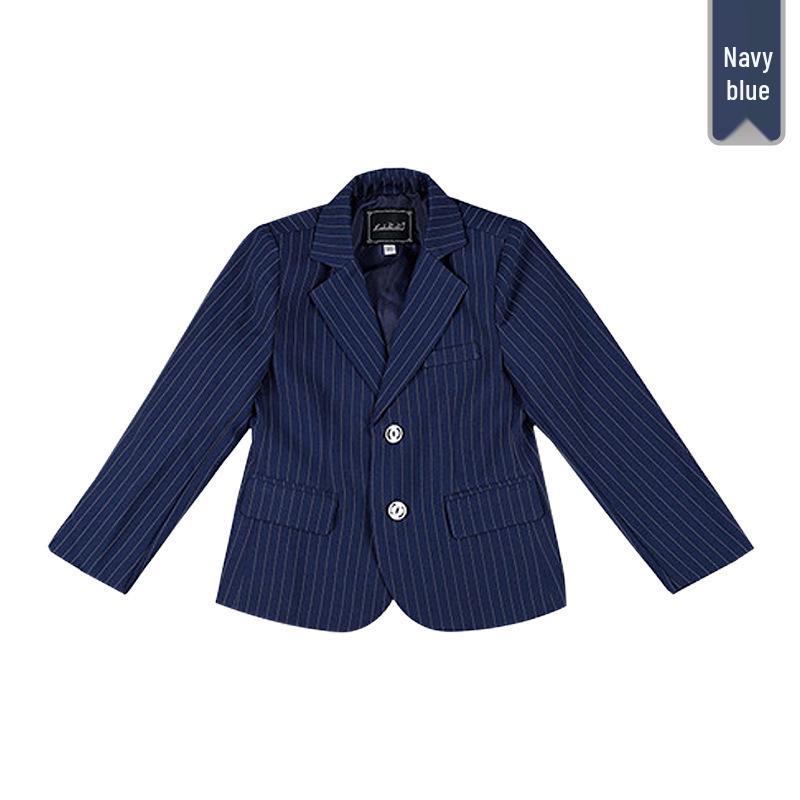 

Детский красивый полосатый костюм-тройка для мальчиков 100cm, 26-30 kg