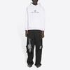 Balenciaga BB Pixel Medium Fit Hoodie 'White' Men's 600583TKVI89040