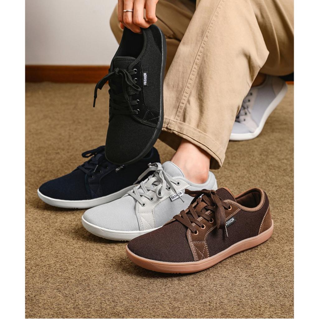 Men's, Lightweight, Athletic Shoes, Breathable Shoes, Lace Up Shoes, Low Cut Shoes, Walking Shoes, Casual Shoes, Round Toe Shoes