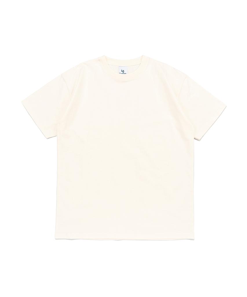 Leukeoseuteom The Essential 18S Plain Short Sleeve T-Shirt (Ivory)