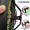 TIYPEOR 350mm Suede Steering Wheel Black Deep 90mm Steering Wheel