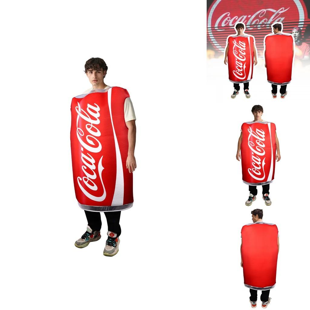 תחפושת קוספליי קוקה קולה ייחודית לכיף לליל כל הקדושים אידיאלית להופעות במה ומסיבות