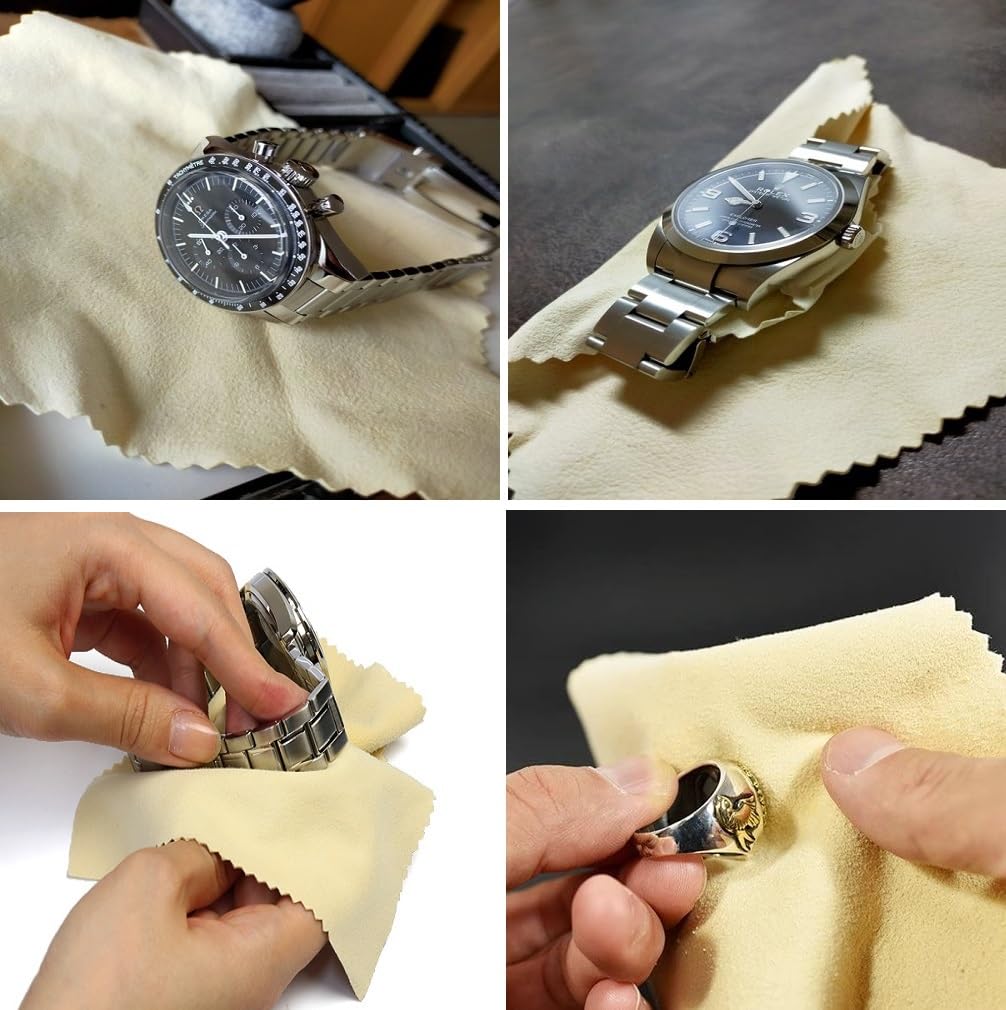 5 Stainless Steel Band 20mm 3358JB SNKD99K1 SNKE01 Chamois Leather 100x150mm [Seiko] / +