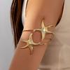 Metal Opening Arm Bracelet Multi Style Flower Bracelet Stylish Armlet  Women's Accessories