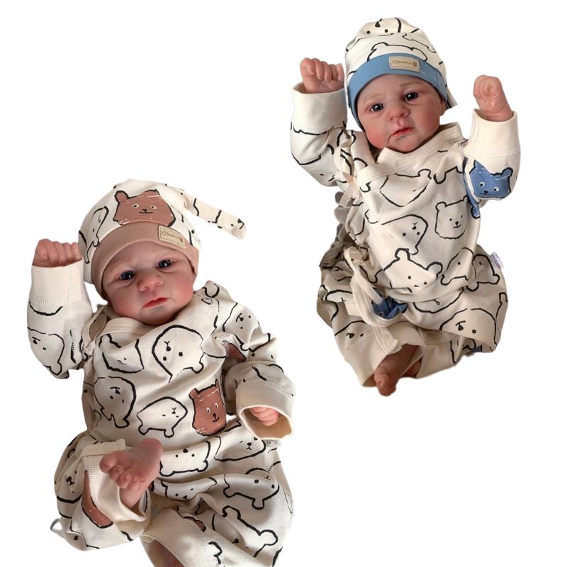 Simulation 49cm Reborn Doll Baby Bath Companion Real Life Toys Lifelike Gift Kid
