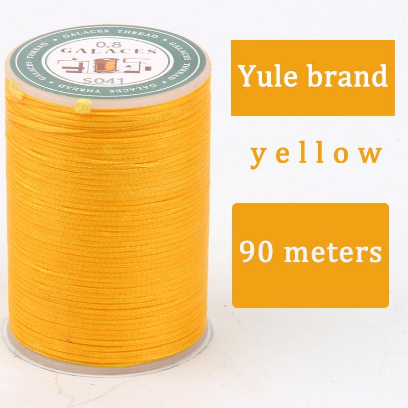 DIY Hand Sewn Leather Goods Wax Thread 0.8mm Hand Sewn Flat Wax Thread Leather Foreskin Leather Hand Sewn Thread