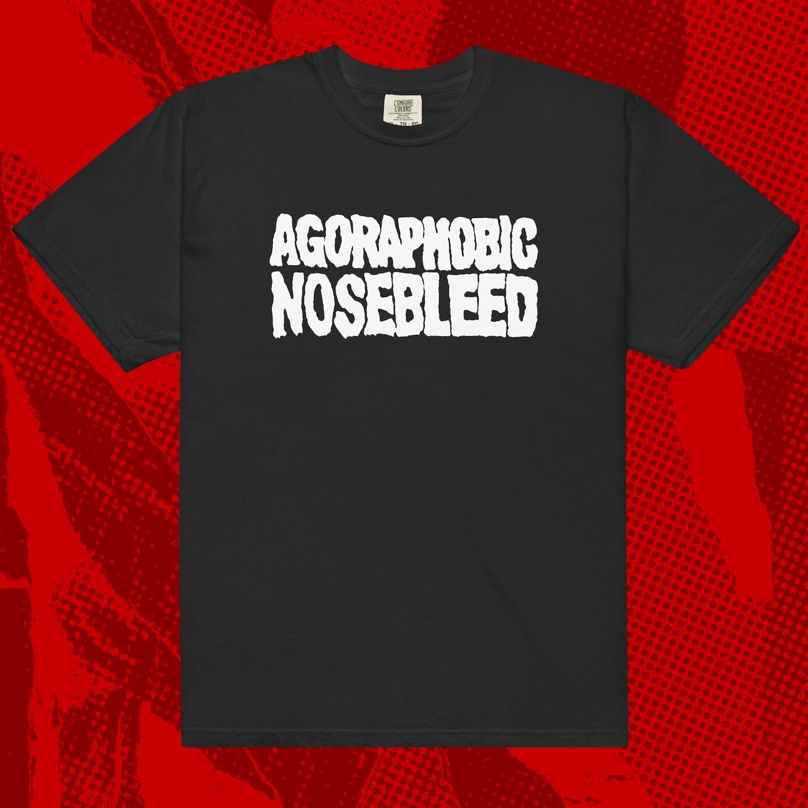 Agoraphobic Nosebleed Logo Shirt | Grindcore Death Metal Pig Destroyer Nasum L