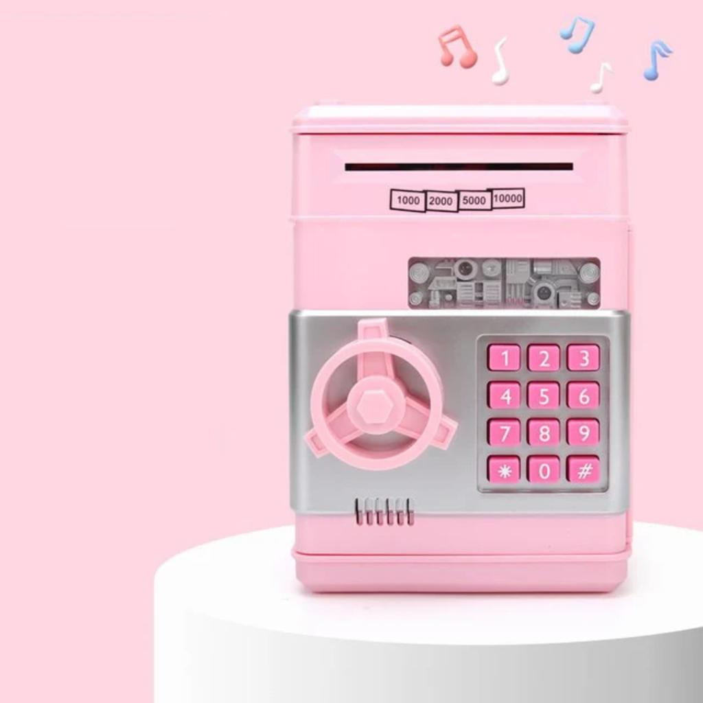 Electronic Piggy Bank Safe Box Money Boxes For Children Digital Coins Cash Saving Safe Deposit Mini ATM Machine Kid Xmas Gifts