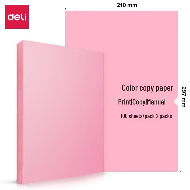 Deli 7757 A4 80g Color Printing Paper