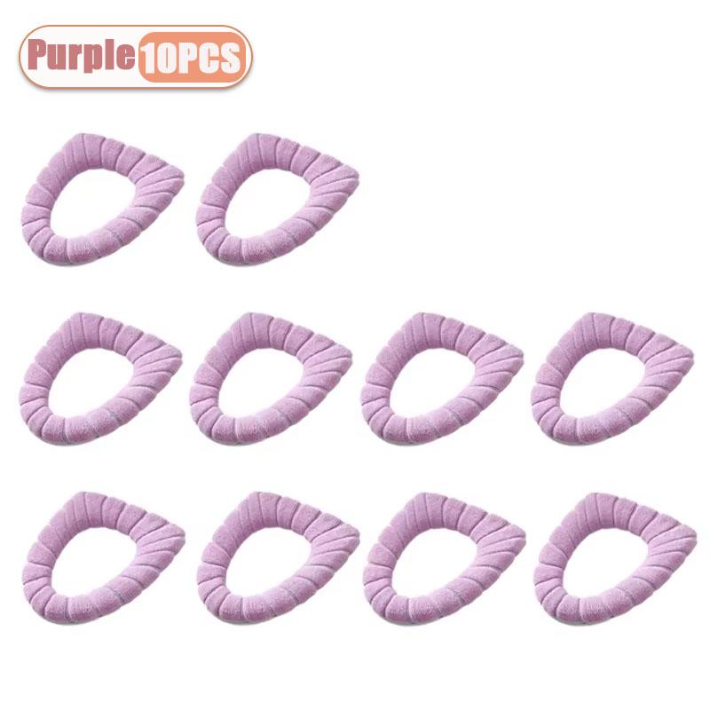 1-20PCS Non Slip Toilet Seat Cover Winter Warm Fleece Lined Universal Size Easy to Clean Bathroom Comfort Essential
