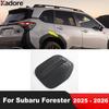 For Subaru Forester 2025 2026 Black Car Fuel Tank Cover Trim Gas Oil Filler Cap Frame Overlay Decoration Trims Accessories