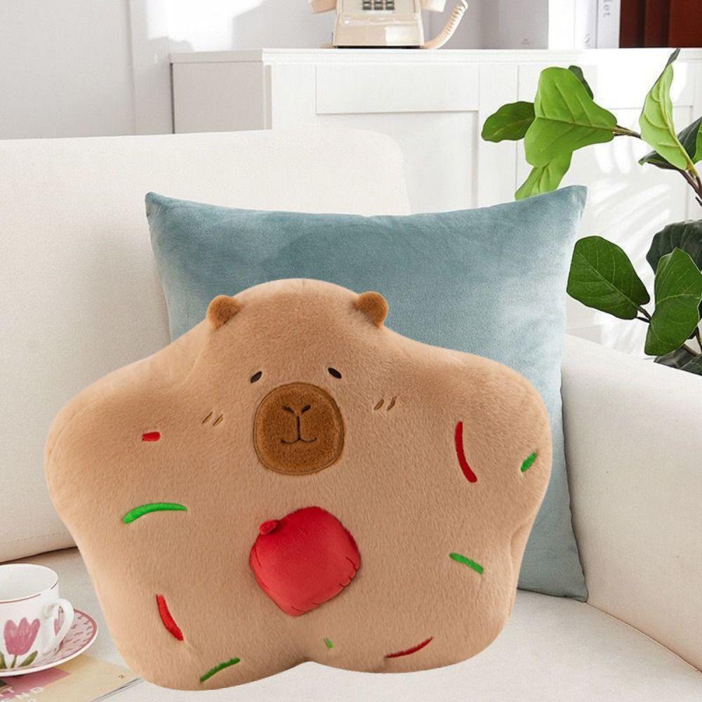 Biscuit Capybara Plush Toy PP Cotton Stuffed Animals Soft Doll  Home Decor