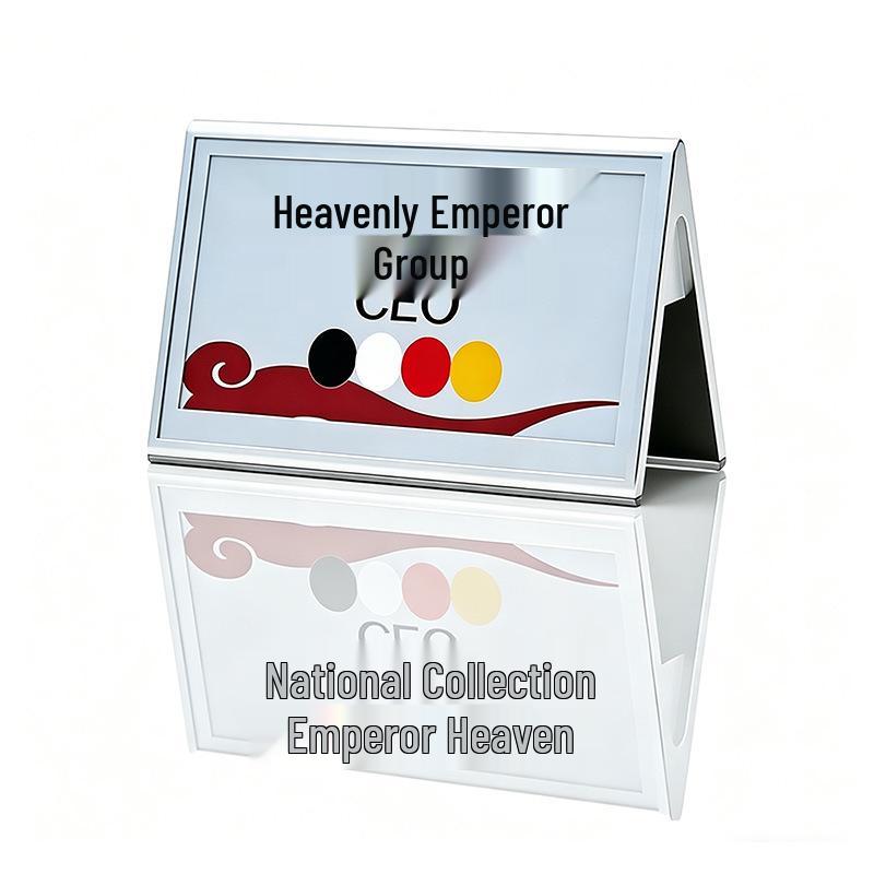 7.5" Double-Sided E-Ink Conference Table Card with Bluetooth & NFC