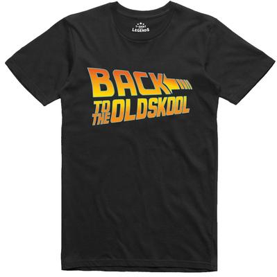 Herren T-Shirt Retro Film Musik 80er Back to the Old Skool Design
