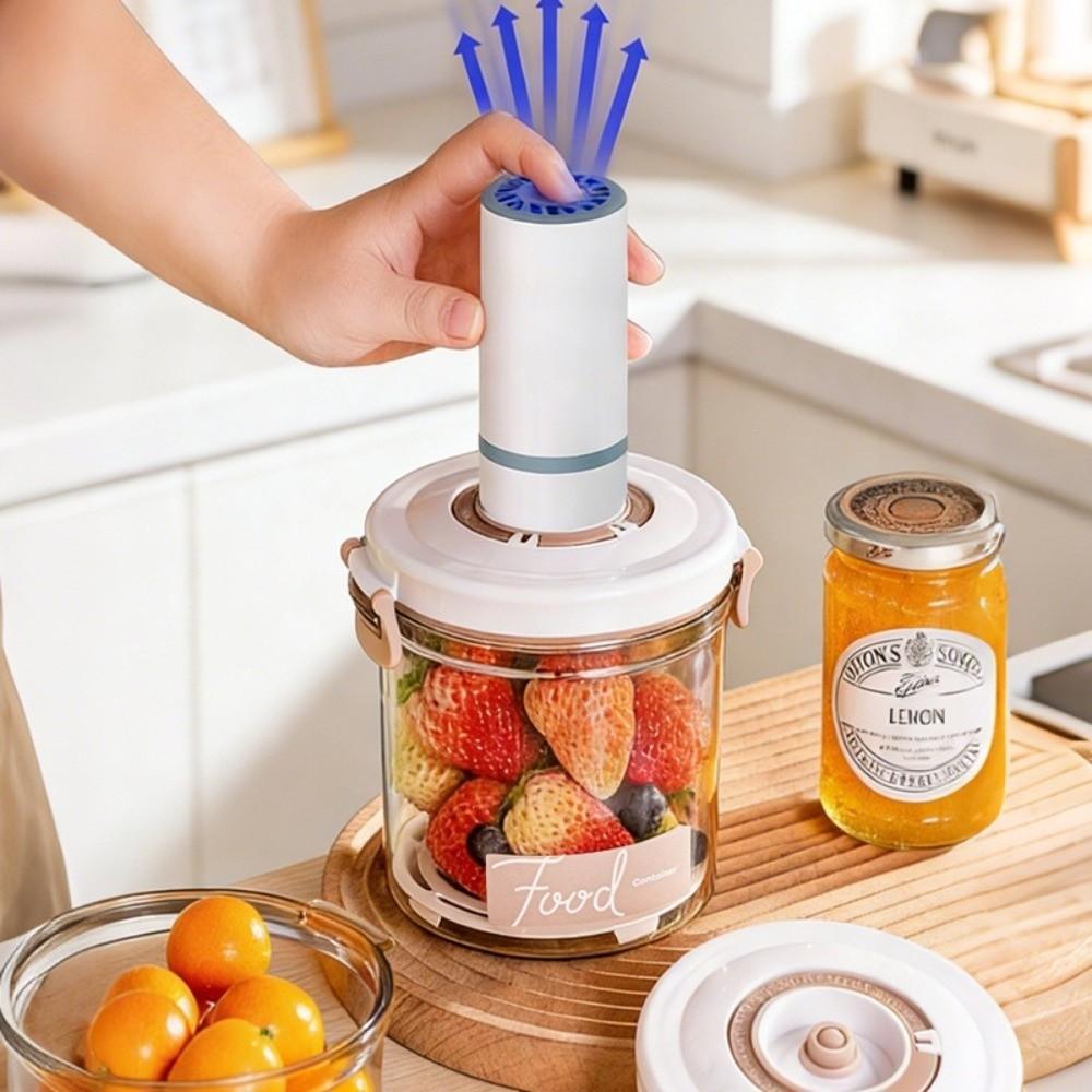 Transparent Sealed Food Container Large Capacity Fresh-Keeping Box Vacuum Storage Box Meal Prep
