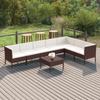 Day and Night - Day and Night Garden Furniture Set 8 Pieces and Brown Synthetic Rattan Cushions