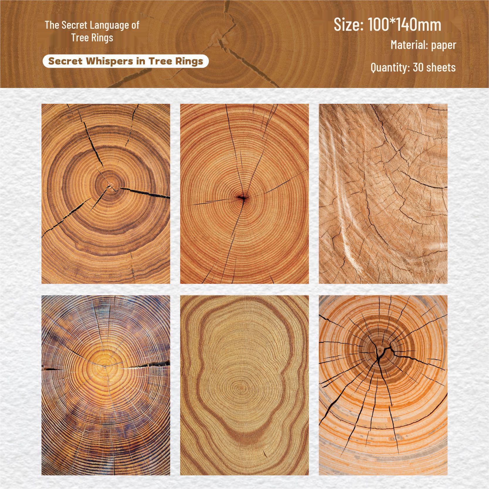 

Оригинальный набор ретро-книг из состаренной бумаги: 6 винтажных декоративных основ для коллажа на тему деревьев