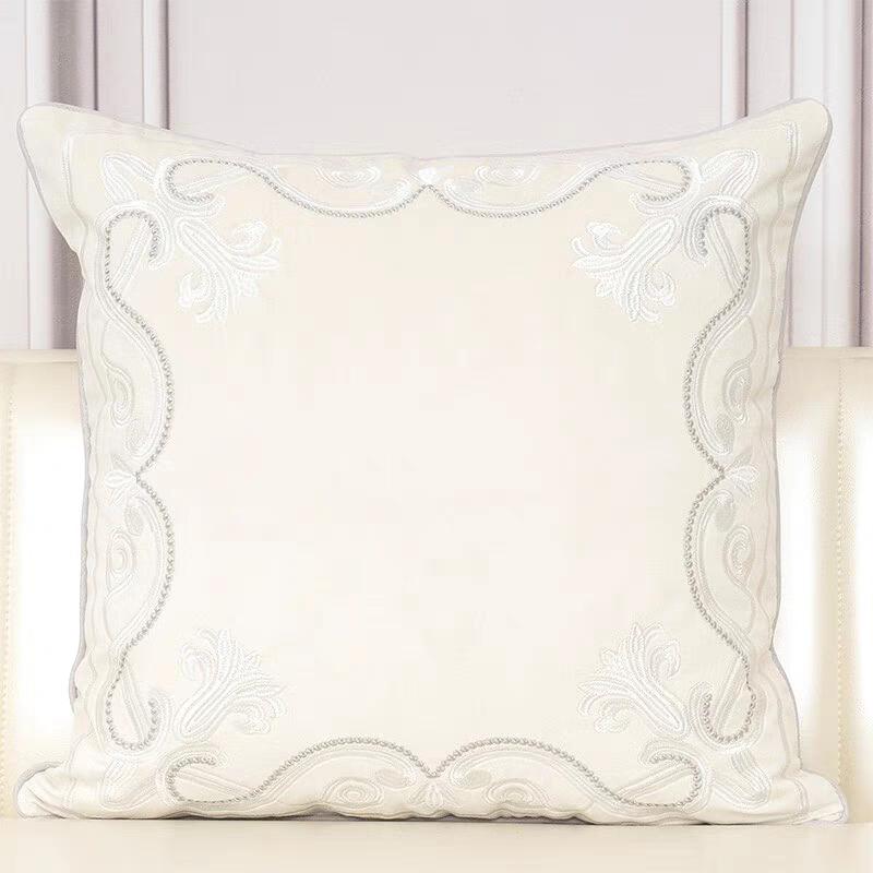 Soft Flannel Pillow Case Exquisite Hand-Embroidered Pillowcases Cushion Cover For Adult Children Home Decorative Throw Pillows