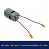 755 Brushed Motor 21V Brushed Motor Lawn Mower Drive Motor for Battery Equipment Repair Work, Model 01433 755-Type Electric Replacement with 21V