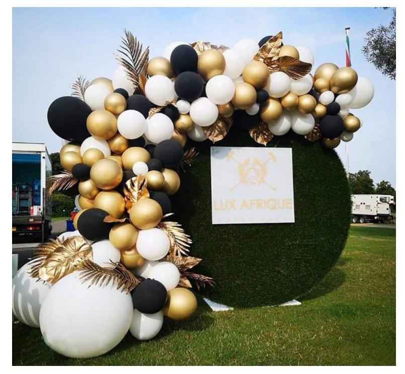 

Черный, золотой, белый набор воздушных шаров на день рождения, детский душ, свадебная вечеринка, украшение для выпускного вечера
