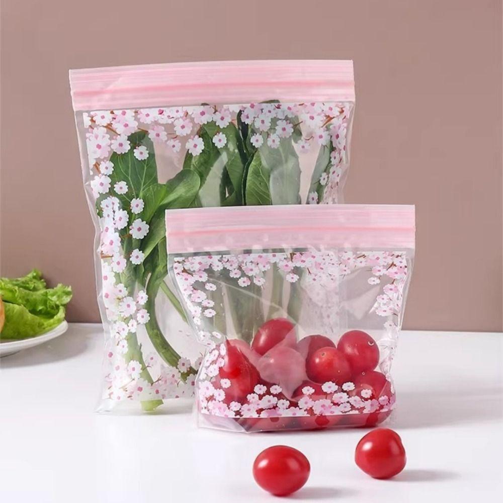 Self-Sealing Design Sealed Storage Bag Food Grade Thickened Plastic Bag  For Refrigerator