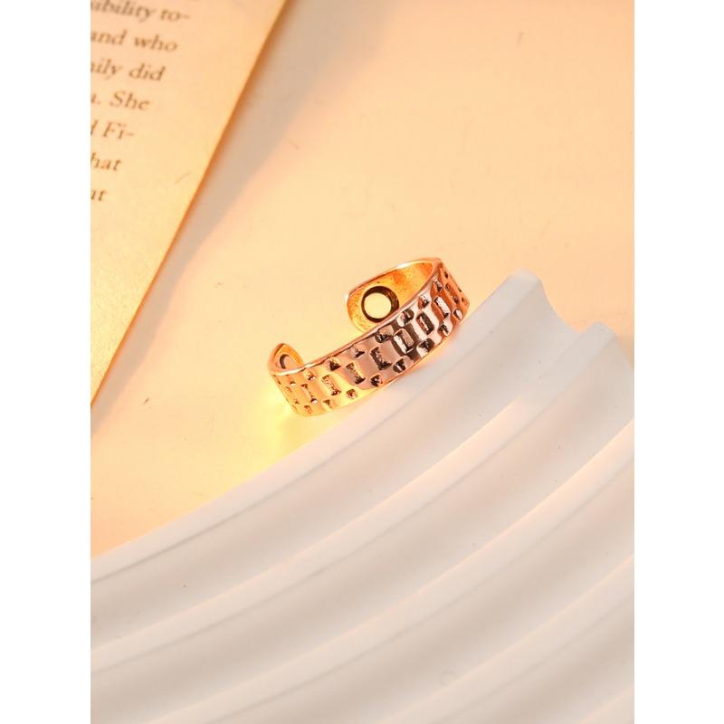 

Ретро Клетчатый Узор Регулируемый Открытый Браслет Кольцо Набор Крутой Магнитный Браслет Кольцо Аксессуар J113-7(1pc)