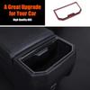 ABS Center Console Rear Water Cup Holder Cover Trim Fit for Toyota Tacoma 2024