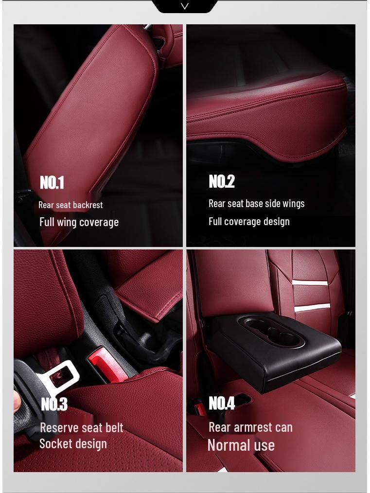 Pokrowce na siedzenia skórzane Mercedes-Benz C/E/GLC/A-Class – Pełne otulenie, poduszka na każdą porę roku