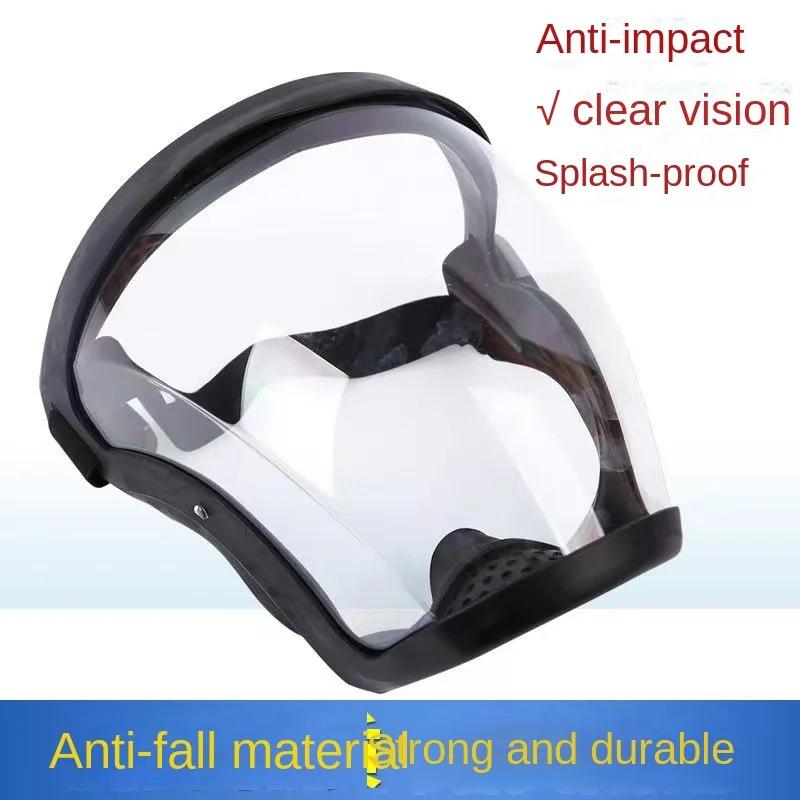 Maschera di protezione dal lavoro Schermo di protezione completo per il viso Schermo di protezione trasparente per il viso Accessori da cucina Gadget