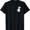 Lustiges kleines Mittelfinger Süßes Geist Halloween T-Shirt